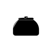 Damen Brieftasche Vektor Symbol Illustration