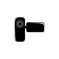 manuell video kamera vektor ikon illustration