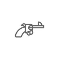 Revolver, USA Vektor Symbol Illustration