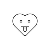 frech Emoji Vektor Symbol Illustration