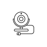 Webcam Vektor Symbol Illustration