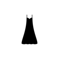 Abend Kleid Vektor Symbol Illustration