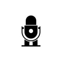 Karaoke, Podcast, Licht Vektor Symbol Illustration