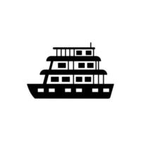 Wasser Transport, Katamaran Vektor Symbol Illustration