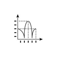 Physik Diagramm Vektor Symbol Illustration