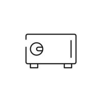 Geld Box Vektor Symbol Illustration