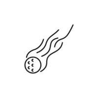 Golf Ball, Geschwindigkeit Vektor Symbol Illustration