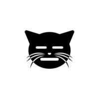 Hmmm Ja Katze Vektor Symbol Illustration