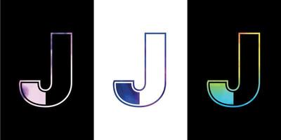 unik j brev logotyp ikon vektor mall. premie eleganta alfabet logotyp design för företags- företag