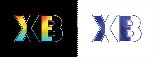 Brief xb Logo Design Vektor Vorlage. kreativ modern luxuriös Logo zum korporativ Geschäft Identität