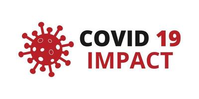 covid 19 Auswirkung. Roman Coronavirus covid 19 ncov - - Vektor