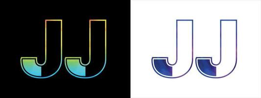 einzigartig jj Brief Logo Symbol Vektor Vorlage. Prämie stilvoll Alphabet Logo Design zum korporativ Geschäft