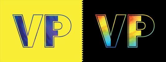 Initiale Brief vp Logo Symbol Vektor Design Vorlage. Prämie luxuriös Logo zum korporativ Geschäft Identität