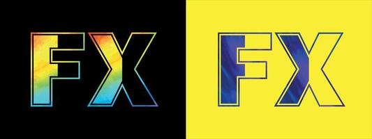 Initiale Brief fx Logo Symbol Vektor Design Vorlage. Prämie luxuriös Logo zum korporativ Geschäft Identität