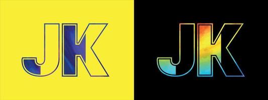 Initiale Brief jk Logo Symbol Vektor Design Vorlage. Prämie luxuriös Logo zum korporativ Geschäft Identität