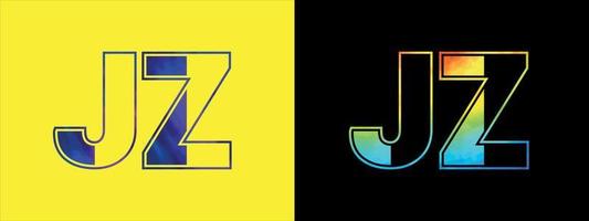 Initiale Brief jz Logo Symbol Vektor Design Vorlage. Prämie luxuriös Logo zum korporativ Geschäft Identität