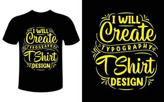 typografi t-shirt design vektor