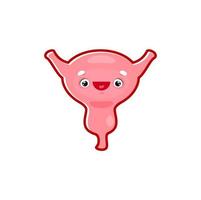 Karikatur Blase Mensch Körper Organ Urin- Charakter vektor