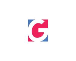 kreativ Brief G Logo Design Vektor Vorlage