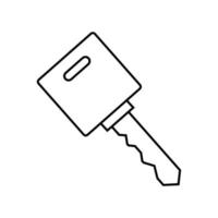 Schlüssel Symbol Vektor. sperren Illustration unterzeichnen. geschlossen Symbol. Passwort Logo. vektor