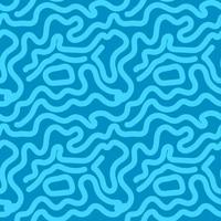 sömlös abstrakt mönster med böjd rader, en labyrint. design för tyg, tapet, och kort . vektor