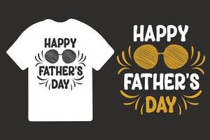 fäder dag t-shirt design, Lycklig fäder dag typografi, pappa t-tröjor design. vektor