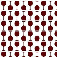 National Wein Tag. 25 dürfen. Silhouette Wein Glas nahtlos Muster. können Sein benutzt wie Einladung Banner zum Wein Party oder wie Speisekarte Startseite zum Wein Bar, Logo. Vektor Illustration