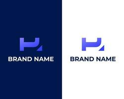 abstrakt Brief h schnell Logo Design, h mit Pfeil Logo Konzept vektor