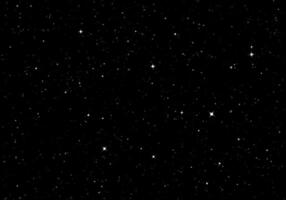 svart starry himmel. mörk natt himmel. oändlighet Plats med skinande stjärnor. mysterium mörk universum. vektor bakgrund