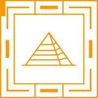 Symbol für Pyramidenvektor vektor