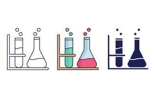 Chemielabor Vektorsymbol vektor