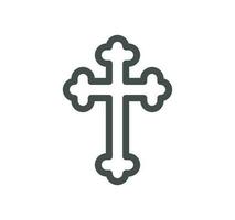 religion symboler relaterad ikon översikt och linjär vektor. vektor