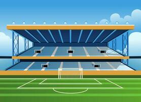 fotboll fotboll stadion tribun vektor