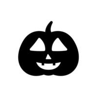 Kürbis Symbol Vektor. Halloween Illustration unterzeichnen. Kürbis Gesichter Symbol oder Logo. vektor