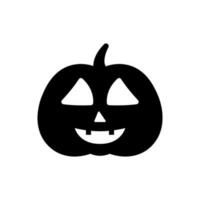 pumpa ikon vektor. halloween illustration tecken. pumpa ansikten symbol eller logotyp. vektor