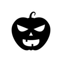 Kürbis Symbol Vektor. Halloween Illustration unterzeichnen. Kürbis Gesichter Symbol oder Logo. vektor