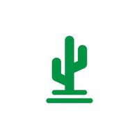 Kaktus-Logo-Vorlage-Vektor-Illustration vektor