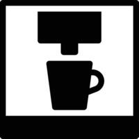 kaffeevektorillustration auf einem hintergrund. hochwertige symbole. vektorikonen für konzept und grafikdesign. vektor