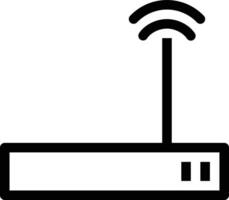 router vektor illustration på en bakgrund.premium kvalitet symbols.vector ikoner för begrepp och grafisk design.