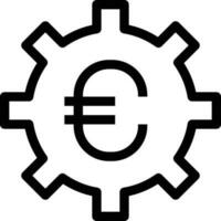 euro vektor illustration på en bakgrund. premium kvalitet symbols.vector ikoner för koncept och grafisk design.