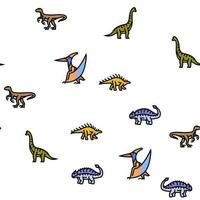 Dinosaurier Dino Tier süß Vektor nahtlos Muster
