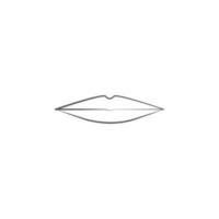Lippen Vektor Symbol Illustration