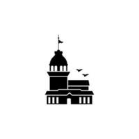 Moschee Vektor Symbol Illustration