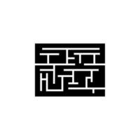 Labyrinth Vektor Symbol Illustration