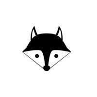 Fuchs Kopf Vektor Symbol Illustration