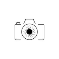 Logo Kamera Vektor Symbol Illustration