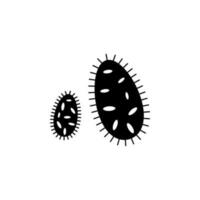 Mikroorganismen Vektor Symbol Illustration
