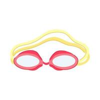 Wasser-Pool-Brille Cartoon-Vektor-Illustration vektor