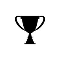 Gewinner Trophäe Tasse Vektor Symbol Illustration