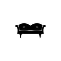 Sofa Vektor Symbol Illustration